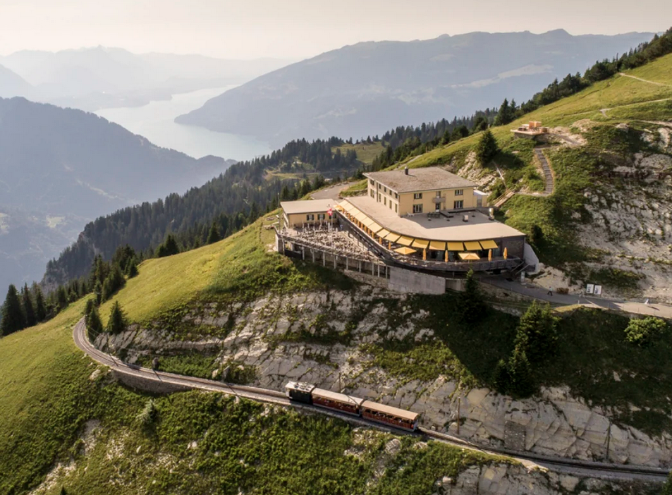 Schynige Platte Cable Car: Early In The Morning After A Wonderful Night ...